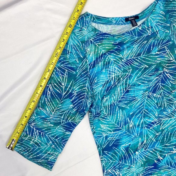 Women's Comfortable Light Weight Dress Aqua Blue Cruise Wear HATLEY - Picture 11 of 11